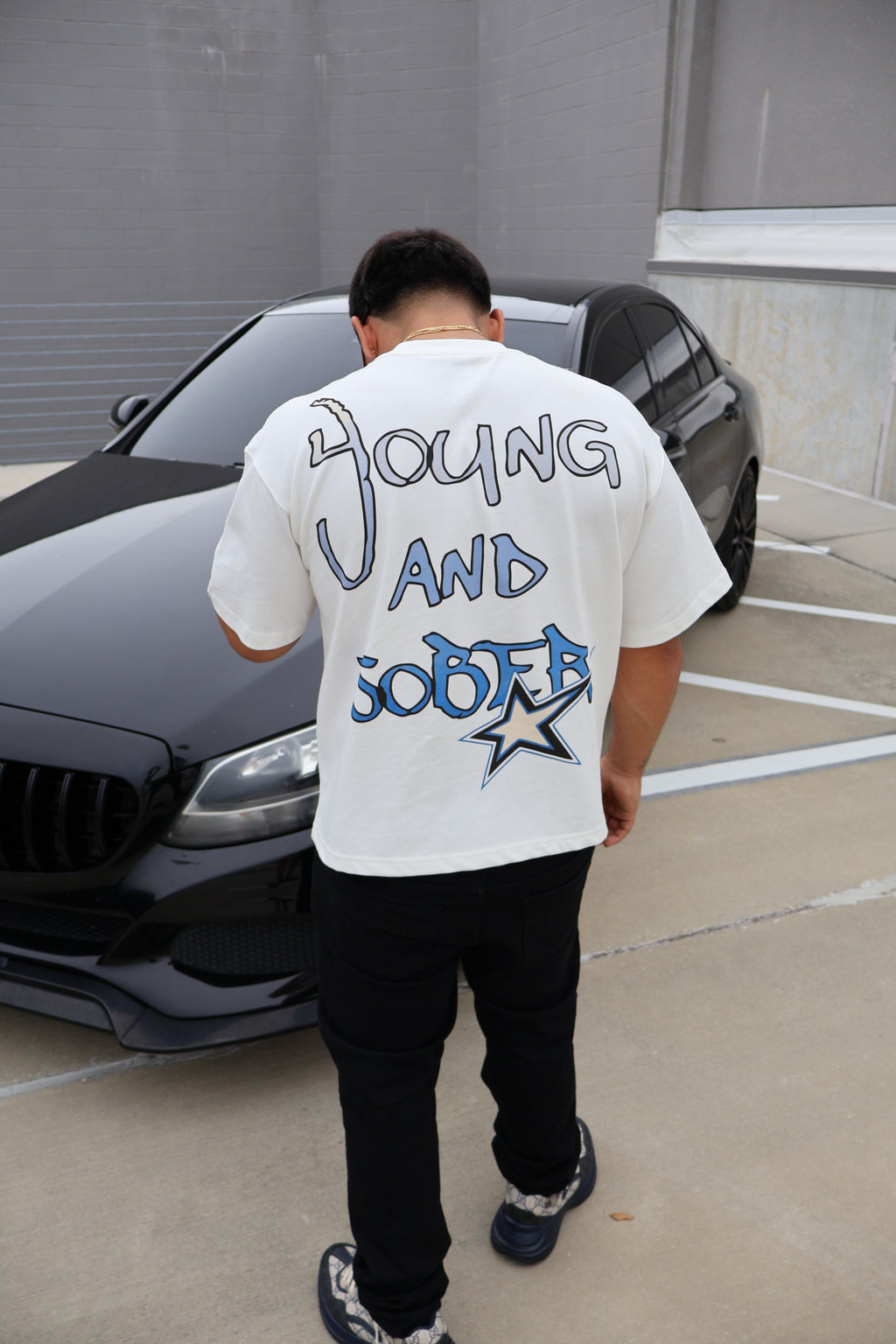 YOUNG & SOBER AIRLINES TEE